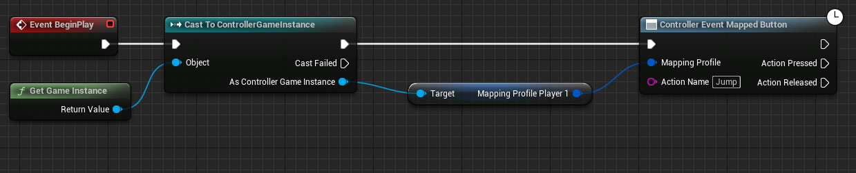 Whenever the mapped button is pressed, 